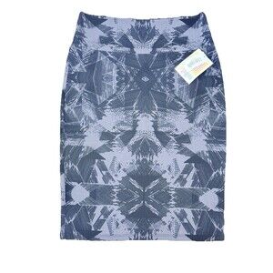 Lularoe Cassie Skirt Women's M Black  Fitted  Pull On Stretch NWT